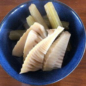 ふきとたけのこの炒め煮